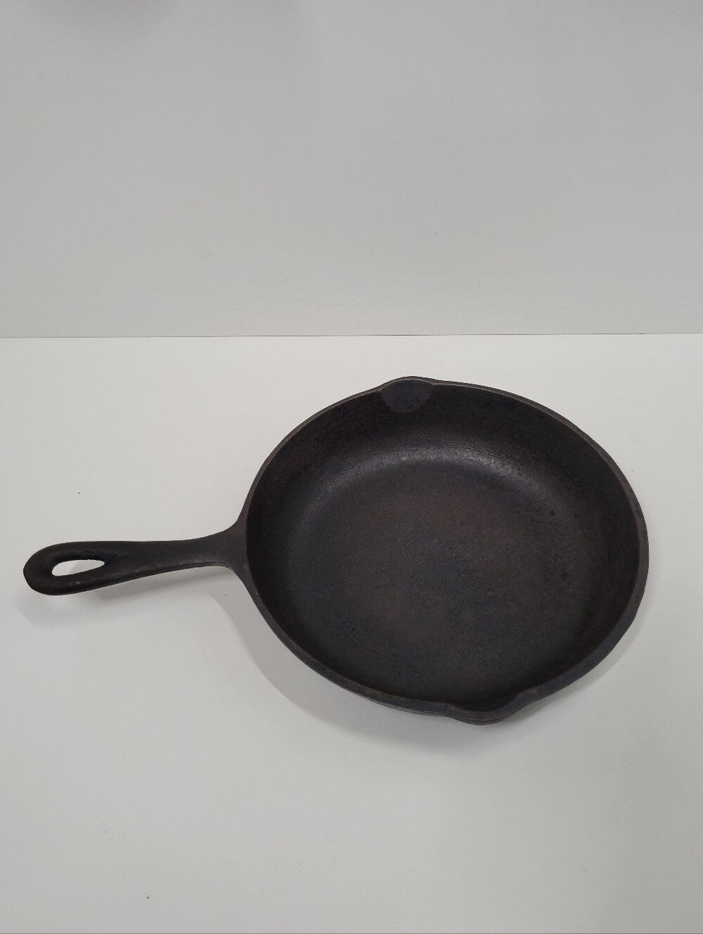 Vtg 1960s BSR Red Mountain Vintage No.5 8 1/8" Cast Iron Skillet Full Heat Ring